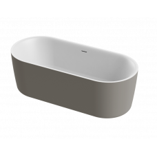 Ванна акриловая матовая Cezares METAURO-INT-Central-180-80-60-G-W-MATT
