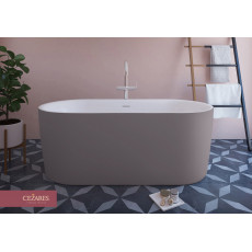 Ванна акриловая матовая Cezares METAURO-INT-Central-180-80-60-G-W-MATT