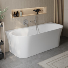 Ванна пристенная BelBagno BB711-1550-700