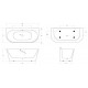 Ванна пристенная BelBagno BB711-1550-700 Ванна пристенная BelBagno BB711-1550-700