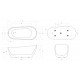 Ванна отдельностоящая BelBagno BB704-1700-800-K Ванна отдельностоящая BelBagno BB704-1700-800-K