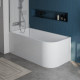 Асимметричная угловая акриловая ванна BelBagno BB712-1500-730-L Асимметричная угловая акриловая ванна BelBagno BB712-1500-730-L