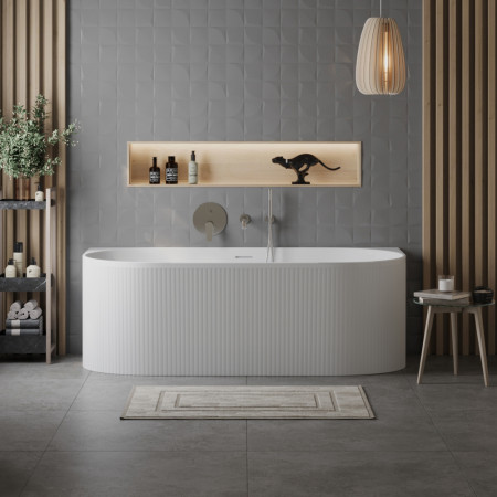 Ванна акриловая пристенная матовая BelBagno BB412-1700-800-MATT Ванна акриловая пристенная матовая BelBagno BB412-1700-800-MATT