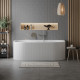 Ванна акриловая пристенная матовая BelBagno BB412-1700-800-MATT Ванна акриловая пристенная матовая BelBagno BB412-1700-800-MATT