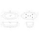 Ванна отдельностоящая BelBagno BB707-1860-880 Ванна отдельностоящая BelBagno BB707-1860-880
