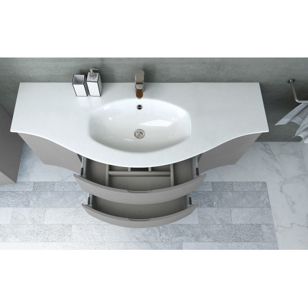 Мебель для ванной Cezares VAGUE 138 Grigio lucido Мебель для ванной Cezares VAGUE 138 Grigio lucido