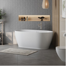 Ванна акриловая отдельностоящая матовая BelBagno BB413-1700-800-MATT