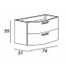 Мебель для ванной CEZARES COMFORT 75 Larice
