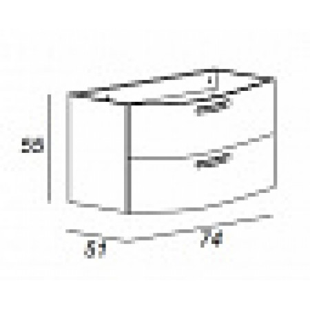 Мебель для ванной CEZARES COMFORT 75 Larice Мебель для ванной CEZARES COMFORT 75 Larice