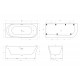 Асимметричная угловая акриловая ванна BelBagno BelBagno BB410-1700-780-L Асимметричная угловая акриловая ванна BelBagno BelBagno BB410-1700-780-L