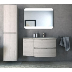 Мебель для ванной чаша справа Cezares VAGUE 104 Rovere sbiancato 54847+54849