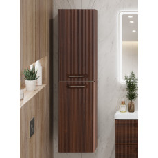 Пенал подвесной BelBagno DUE-1500-2A-SC-NOCE-P с ручками RS006SN.4/160, Орех (Noce)