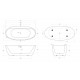 Ванна акриловая отдельностоящая BelBagno BB404-1700-800 Ванна акриловая отдельностоящая BelBagno BB404-1700-800