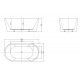 Ванна акриловая отдельностоящая BelBagno BB202-1600-800 Ванна акриловая отдельностоящая BelBagno BB202-1600-800