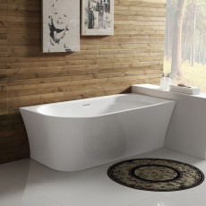 Асимметричная угловая акриловая ванна BelBagno BB410-1500-780-R