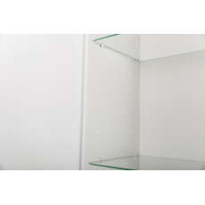 Пенал подвесной BelBagno DUE-1500-2A-SC-BL-P с ручками, универсальный Bianco Lucido