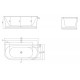 Ванна акриловая BelBagno BB408-1700-800 Ванна акриловая BelBagno BB408-1700-800