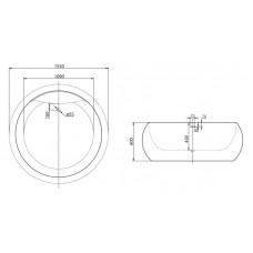 Ванна отдельностоящая BelBagno BB30-1550