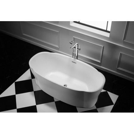 Ванна акриловая отдельностоящая BelBagno BB403-1700-850 Ванна акриловая отдельностоящая BelBagno BB403-1700-850