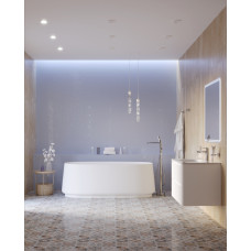 Ванна акриловая матовая 170х82 Cezares CZR-LUX-CENTRAL-170-82-58-MATT