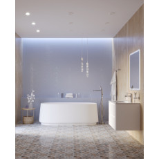 Ванна акриловая матовая 170х82 Cezares CZR-LUX-CENTRAL-170-82-58-MATT