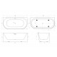 Ванна акриловая пристенная BelBagno BB412-1700-800 Ванна акриловая пристенная BelBagno BB412-1700-800