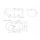 Ванна отдельностоящая без перелива BelBagno BB81-1700-W0 Ванна отдельностоящая без перелива BelBagno BB81-1700-W0