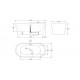 Ванна акриловая отдельностоящая без перелива BelBagno BB71-1700-W0 Ванна акриловая отдельностоящая без перелива BelBagno BB71-1700-W0