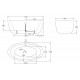 Ванна акриловая отдельностоящая BelBagno BB67-1700 Ванна акриловая отдельностоящая BelBagno BB67-1700