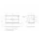 Мебель для ванной Cezares TIFFANY 100 Grigio Nuvola Мебель для ванной Cezares TIFFANY 100 Grigio Nuvola