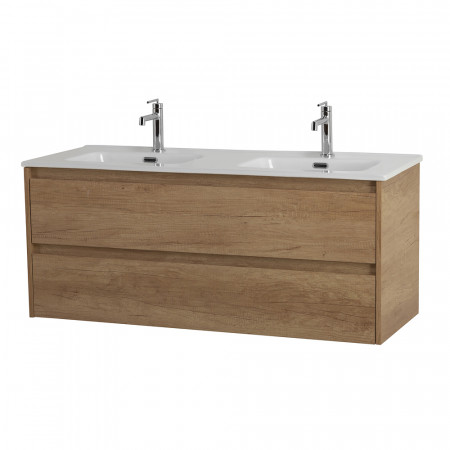 Тумба BelBagno KRAFT-1200-2C-SO-2-RNN с 2-й раковиной BelBagno BB1200-2-ETL, Rovere Nebrasca Nature Тумба BelBagno KRAFT-1200-2C-SO-2-RNN с 2-й раковиной BelBagno BB1200-2-ETL, Rovere Nebrasca Nature