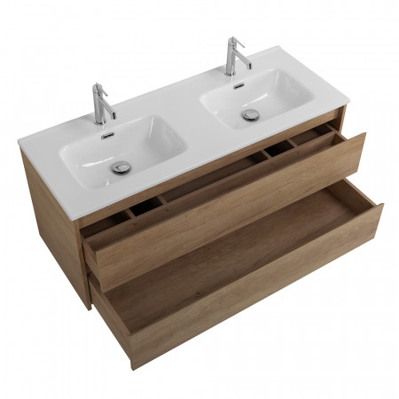 Тумба BelBagno KRAFT-1200-2C-SO-2-RNN с 2-й раковиной BelBagno BB1200-2-ETL, Rovere Nebrasca Nature Тумба BelBagno KRAFT-1200-2C-SO-2-RNN с 2-й раковиной BelBagno BB1200-2-ETL, Rovere Nebrasca Nature