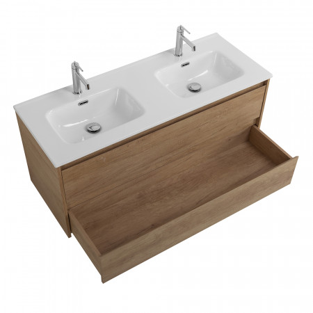 Тумба BelBagno KRAFT-1200-2C-SO-2-RNN с 2-й раковиной BelBagno BB1200-2-ETL, Rovere Nebrasca Nature Тумба BelBagno KRAFT-1200-2C-SO-2-RNN с 2-й раковиной BelBagno BB1200-2-ETL, Rovere Nebrasca Nature