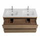 Тумба BelBagno KRAFT-1200-2C-SO-2-RNN с 2-й раковиной BelBagno BB1200-2-ETL, Rovere Nebrasca Nature Тумба BelBagno KRAFT-1200-2C-SO-2-RNN с 2-й раковиной BelBagno BB1200-2-ETL, Rovere Nebrasca Nature
