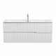 Тумба подвесная CEZARES DUET-N-1200-2C-SO-FBS-P с раковиной CZR-8073-120, ясень белый софт Тумба подвесная CEZARES DUET-N-1200-2C-SO-FBS-P с раковиной CZR-8073-120, ясень белый софт