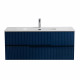 Тумба подвесная CEZARES DUET-N-1200-2C-SO-SPF-P с раковиной CZR-8095-120, cапфир