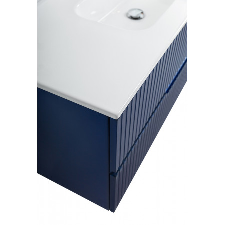 Тумба подвесная CEZARES DUET-N-1200-2C-SO-SPF-P с раковиной CZR-8095-120, cапфир