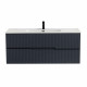 Тумба подвесная CEZARES DUET-N-1200-2C-SO-GR-P с раковиной CZR-8095-120, графит Тумба подвесная CEZARES DUET-N-1200-2C-SO-GR-P с раковиной CZR-8095-120, графит