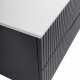 Тумба подвесная CEZARES DUET-N-1200-2C-SO-GR-P с раковиной CZR-8095-120, графит Тумба подвесная CEZARES DUET-N-1200-2C-SO-GR-P с раковиной CZR-8095-120, графит