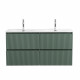 Тумба с раковиной подвесная BelBagno UNO-1200-4C-SO-VO Еловый матовый, раковина белая BB-8099-120-2 с 2-я чашами Тумба с раковиной подвесная BelBagno UNO-1200-4C-SO-VO Еловый матовый, раковина белая BB-8099-120-2 с 2-я чашами