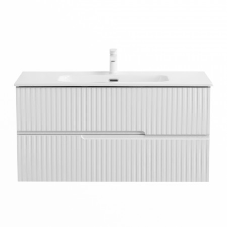 Тумба подвесная CEZARES DUET-N-1000-2C-SO-FBS-P с раковиной CZR-8095-100, ясень белый софт Тумба подвесная CEZARES DUET-N-1000-2C-SO-FBS-P с раковиной CZR-8095-100, ясень белый софт