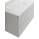 Тумба подвесная CEZARES DUET-N-1200-2C-SO-GPR-P с раковиной CZR-8073-120, серый жемчужный