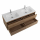 Тумба BelBagno KRAFT-1200-4C-SO-2-RNN с 2-й раковиной BelBagno BB1200-2-ETL, Rovere Nebrasca Nature Тумба BelBagno KRAFT-1200-4C-SO-2-RNN с 2-й раковиной BelBagno BB1200-2-ETL, Rovere Nebrasca Nature