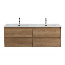 Тумба BelBagno KRAFT-1200-4C-SO-2-RNN с 2-й раковиной BelBagno BB1200-2-ETL, Rovere Nebrasca Nature