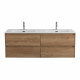 Тумба BelBagno KRAFT-1200-4C-SO-2-RNN с 2-й раковиной BelBagno BB1200-2-ETL, Rovere Nebrasca Nature Тумба BelBagno KRAFT-1200-4C-SO-2-RNN с 2-й раковиной BelBagno BB1200-2-ETL, Rovere Nebrasca Nature