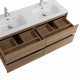 Тумба BelBagno KRAFT-1200-4C-SO-2-RNN с 2-й раковиной BelBagno BB1200-2-ETL, Rovere Nebrasca Nature Тумба BelBagno KRAFT-1200-4C-SO-2-RNN с 2-й раковиной BelBagno BB1200-2-ETL, Rovere Nebrasca Nature