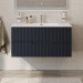 Тумба подвесная CEZARES DUET-N-1000-2C-SO-GR-P с раковиной CZR-8095-100, графит