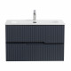 Тумба подвесная CEZARES DUET-N-800-2C-SO-GR-P с раковиной CZR-8073-80, графит (grafito) Тумба подвесная CEZARES DUET-N-800-2C-SO-GR-P с раковиной CZR-8073-80, графит (grafito)