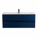 Тумба подвесная CEZARES DUET-N-1200-2C-SO-SPF-P с раковиной CZR-8073-120, cапфир
