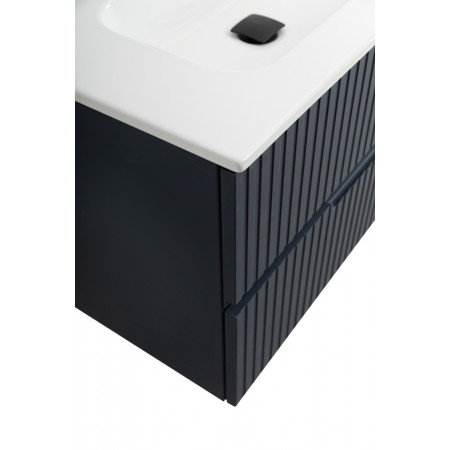 Тумба подвесная CEZARES DUET-N-800-2C-SO-GR-P с раковиной CZR-8095-80, графит (grafito) Тумба подвесная CEZARES DUET-N-800-2C-SO-GR-P с раковиной CZR-8095-80, графит (grafito)